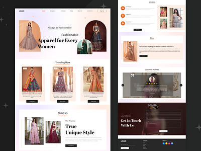 Fashion Landing page