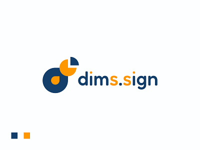 dims.sign branding concept branding design graphic design logo