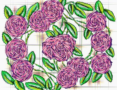 rose hips for my girlfriend branding graphic design illustration logo pink