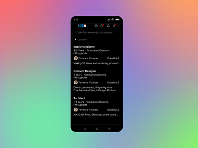 #dailyui50JobListing 100daysuichallenge app branding dailyui050 dailyui050joblisting dailyui100days dailyui100dayschallenge dailyui50 dailyui50joblisting dailyuichallenge dailyuxui design logo typography ui uidesign uiux ux uxdesign uxui