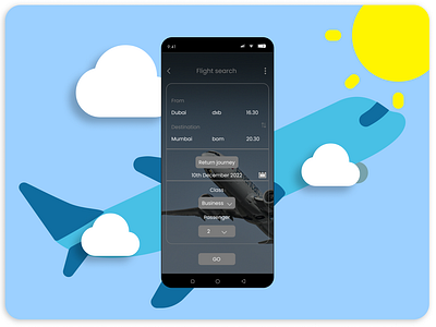 #dailyui68FlightSearch