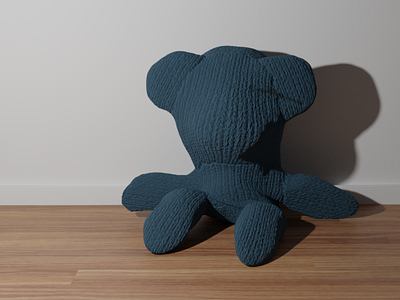 Teddy Bear 3d design illustration