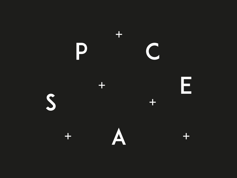 Space Logo brand branding design logo logotype open space stars typography