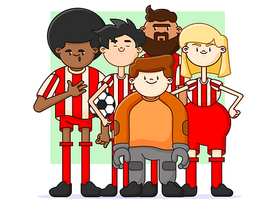 Soccer - Company Party branding company design graphic design illustration illustrator party soocer vector