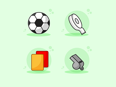Icons Soccer - Company Party branding company graphic design icons illustration illustrator soocer vector