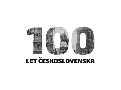 100 let Československa logo