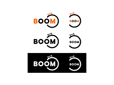Boom branding design graphic design logo minimal vector