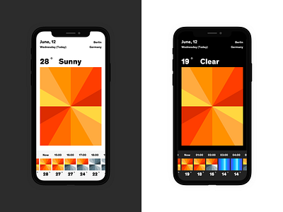 Weather App app concept design typography ui ux