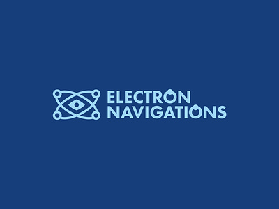 Electron Navigations Logo atom branding compass electron elipse gps identity logo mark nav navigation orbit spiral