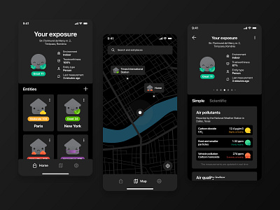 Dark Mode for Air Quality App