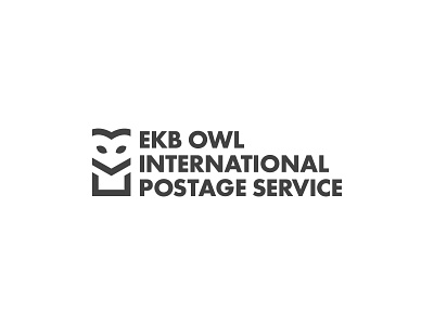 Owl Logo animal beak black and white branding email eyes grey letter logo mail mark negative space night outline owl owl logo post postage