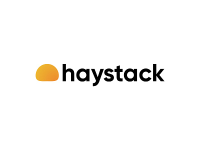 Haystack abstract app branding coding development field hay logo logotype mark software stack
