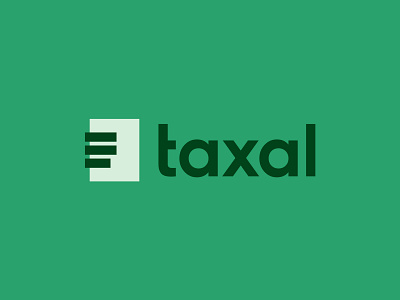 Taxal accounting app branding design doc documents excel files fiscal green identity lines logo logotype mark sheet spreadsheet taxes words