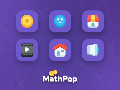 MathPop Game Icons