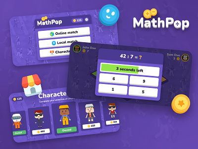 Math Mobile Game App Design