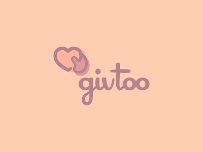 Donation App Logo calm care donate donation give give to givtoo growth hand heart logo logotype love mark