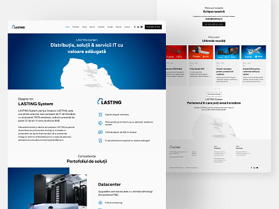 LASTING System Website Design