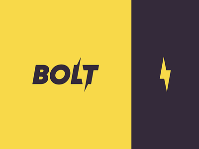 Bolt Logo bolt electric electricity lightning logo mark negative space