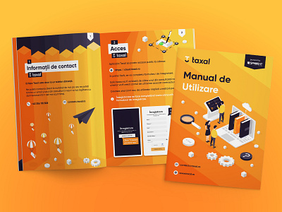 User Manual Design booklet brochure isometric layout design print design user manual