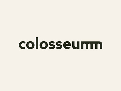 Colosseum Logo arches branding clever logo colosseum creative logo hidden message identity logo logotype mark typography word mark