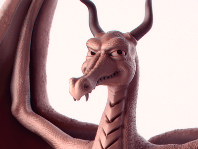 Sketch - The Dragon character digital digitalart dragon monster sculpt vray zbrush