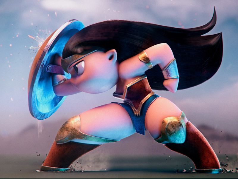 Wonder Woman Animation by Nimblechapps on Dribbble