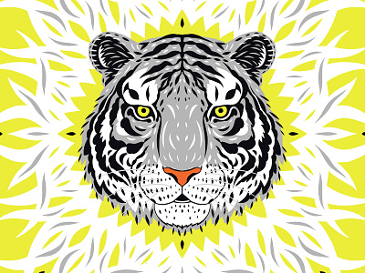 Tiger branding design emblem hand drawn illustration logo tiger tiger illustration vector