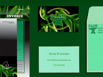 Green Anvil Branding artisan branding design graphic design illustration logo vector