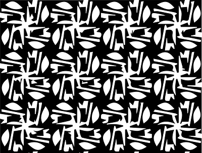 A repeat pattern of an abstract flowers african prints basic designs basic shape black and white cushion design fabric prints graphic design home decor illustartor illustration ndebele designs organic shapes oval shapes pattern sofa south african surface designs textile design vector