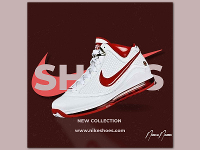 NIKE SHOE POSTER branding cover design graphic design graphicdesign graphics inspiration logo magazine marketing modern photoshop post poster design posters redesign social social media ui