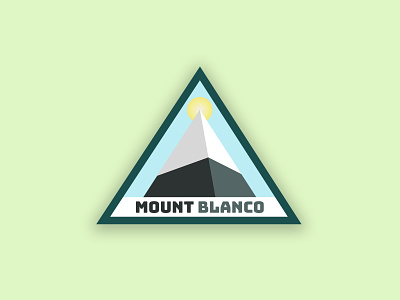 Mounty McMountainface dailylogochallenge logo mount blanco ski