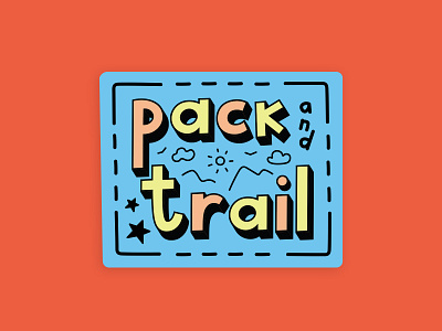 Granoly McTrailface dailylogochallenge granola logo park and trail