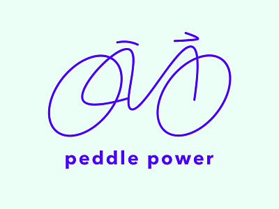 Bikey McPeddleface bicycle bikes dailylogochallenge logo peddle power