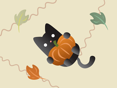 021 - Kitty Pumpkin