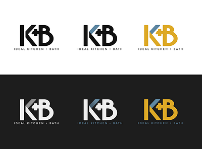 IKB branding icon logo typography vector