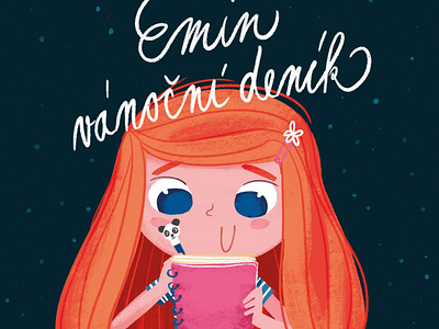 Book cover - Emin vánoční deník