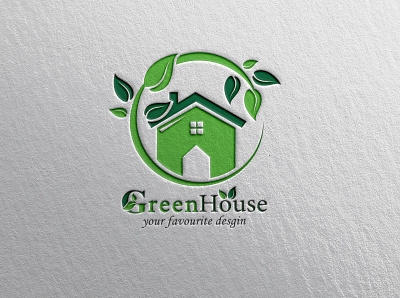 GREEN HOUSE attractive design flat graphic design graphic designer home logo logo logo design logo designer minimalist modern