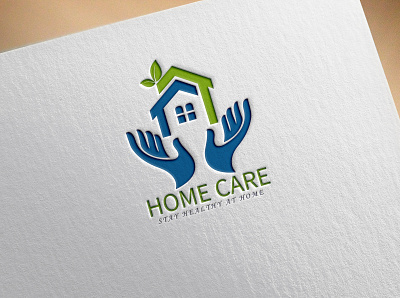 Home Care logo attractive care design flat graphic design home logo logo design minimalist modern realestate