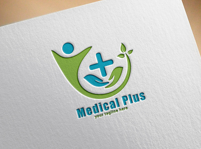 MEDICAL PLUS attractive design flat graphic design hospital logo logo design medical minimalist modern pharmacy
