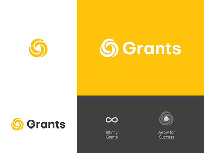 Grants arrow concept design development georgia grants illusion infinity logo logo design mark monogram projects school success symbol tsverava ui