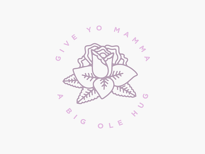 happy mother's day design flower illustration mom