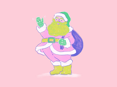 Pink Santa