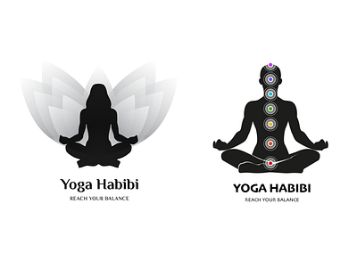 Yoga Habibi Logo Design Options adobe illustrator art artwork branding design dubai illustration logo vector