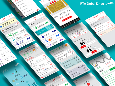 Dubai Drive - Mobile App Design