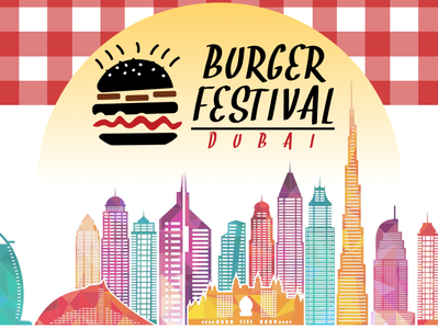 Free PPT Design - Dubai Burger Festival Presentation free template icon illustration logo presentation presentation design presentation layout vector