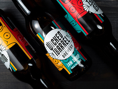 Jaw Drop IPA by Wicked Barrel design graphic design identity jawdrop packaging