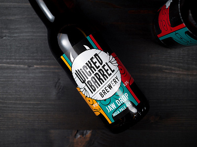 Jaw Drop IPA by Wicked Barrel design identity jawdrop packaging