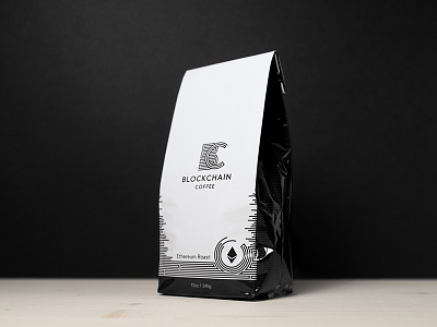Blockchain Coffee blockchain branding coffee identity logo logo design packaging