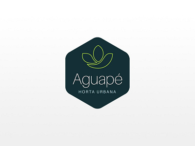 Aguape Horta Urbana branding logo