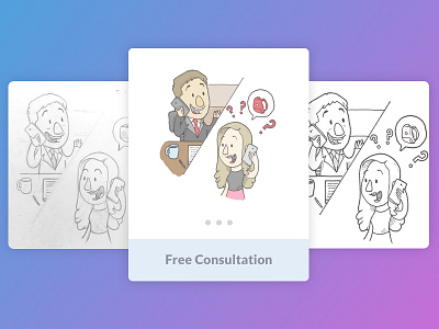 Cartoon Ilustration cards cartoons design drawings ilustration ui ux